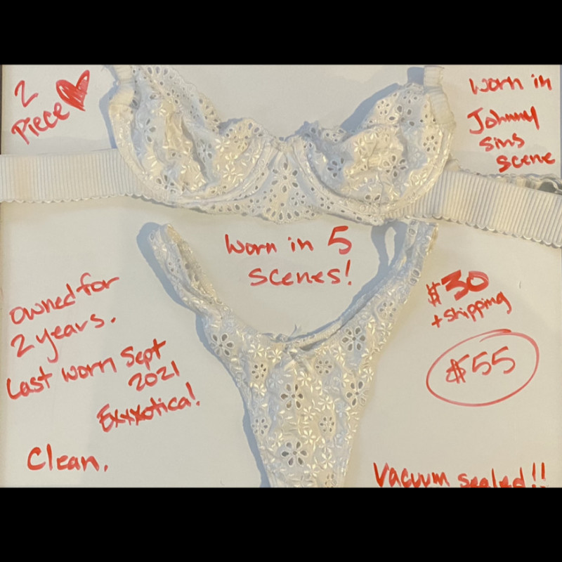 Sexy White 2 Piece Lingerie Set