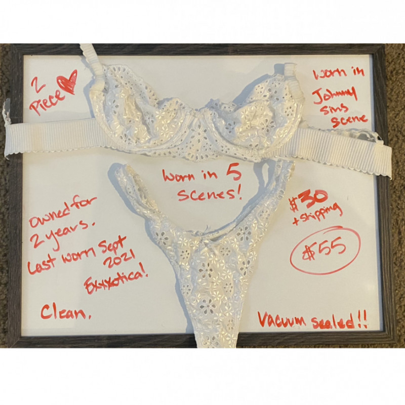 Sexy White 2 Piece Lingerie Set