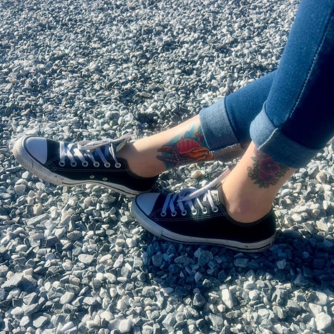 Foot Lovers! My FAVORITE 15 year old CHUCKS! IPO