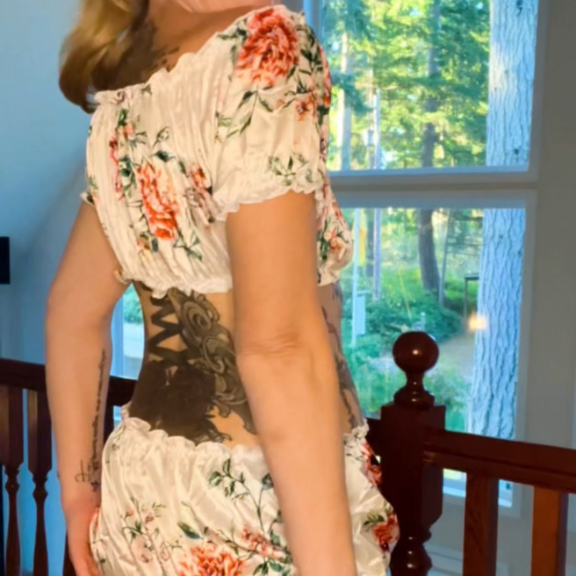 2 piece Satin Lounge Set