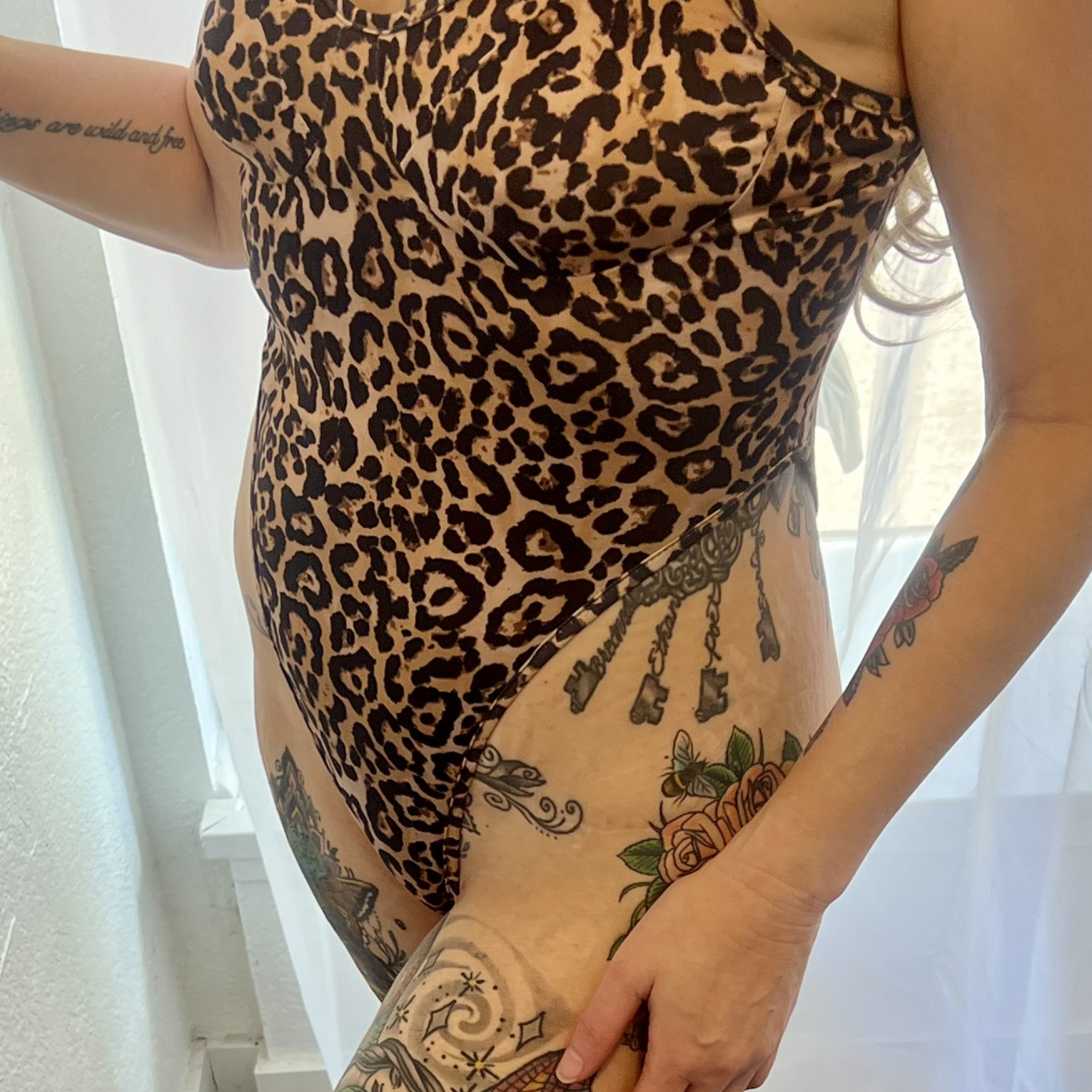Cheetah one piece bodysuit