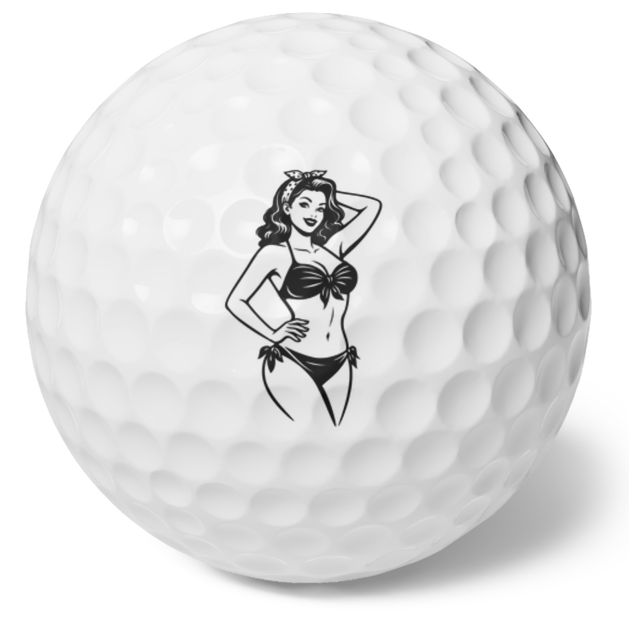 Pin Up Golf Balls 6pcs