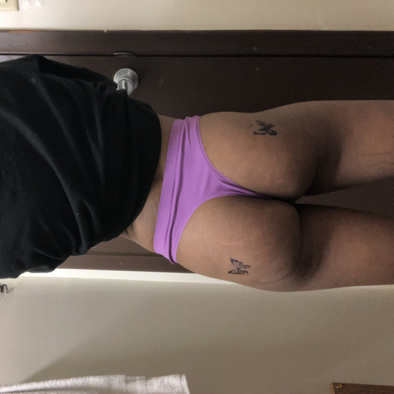 Pussy Stained Purple Panties