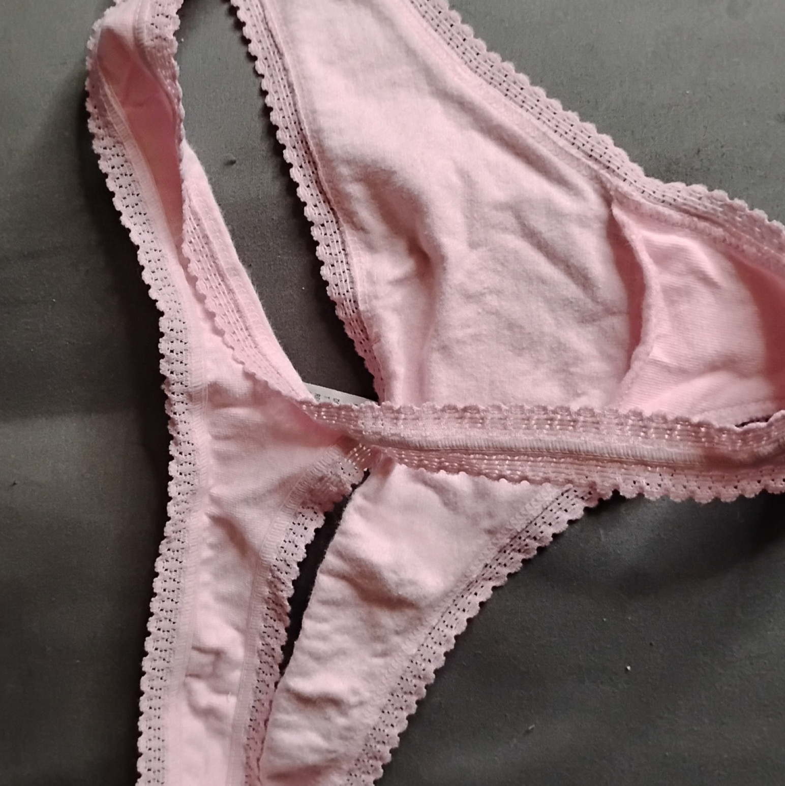 Pink thong