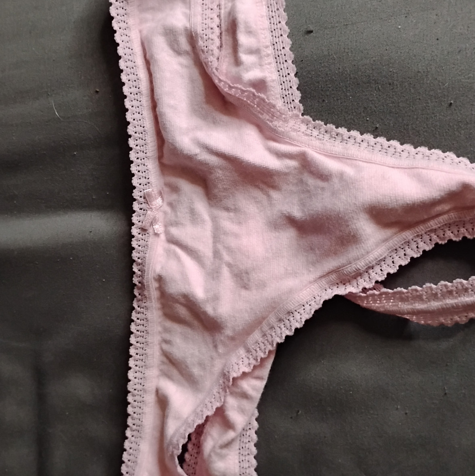 Pink thong