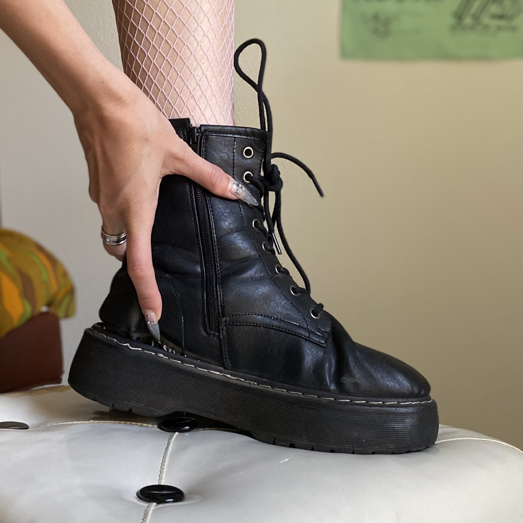 Black Combat Boots