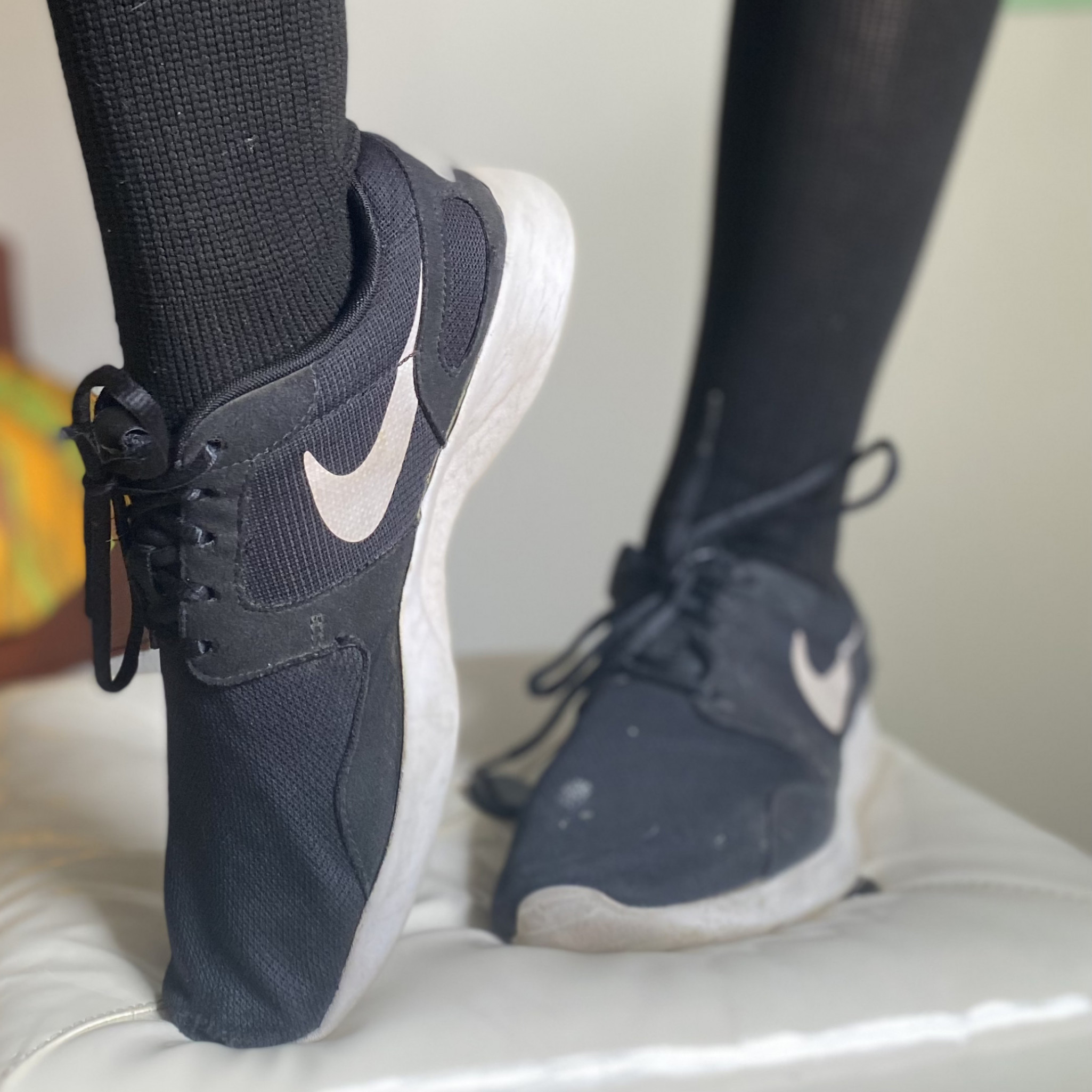 Very Worn Nike Sneakers