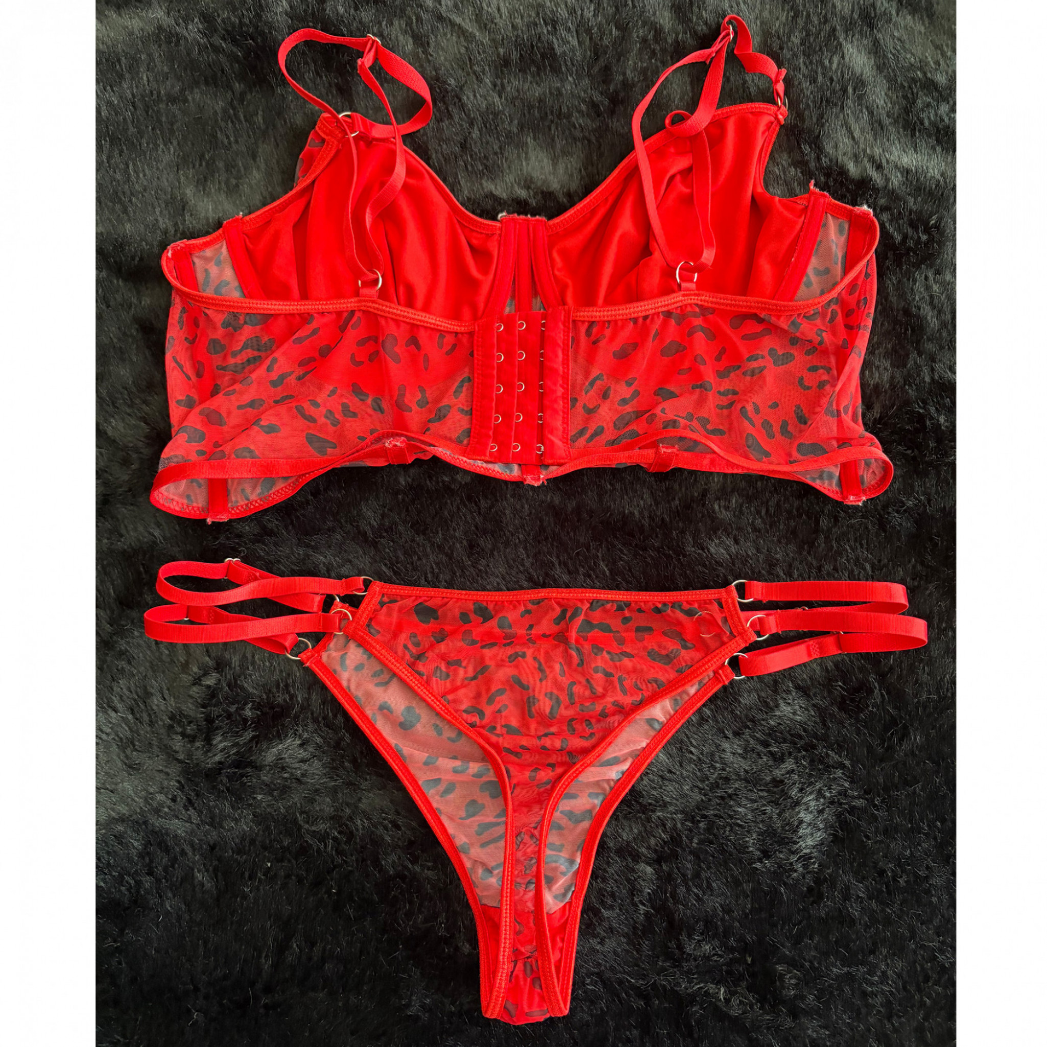 Red Cheetah Print 2 piece set