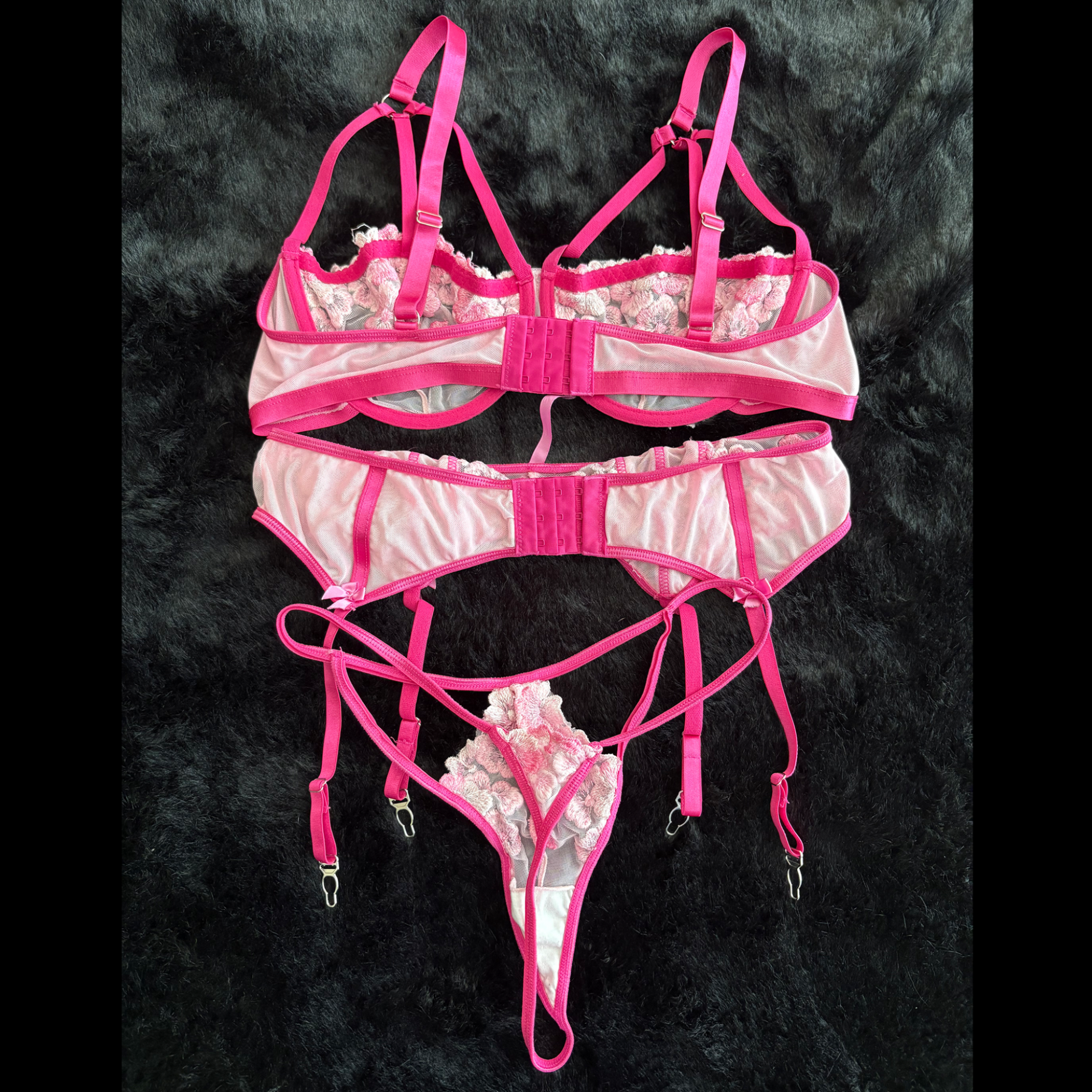 Light and Hot Pink Lingerie