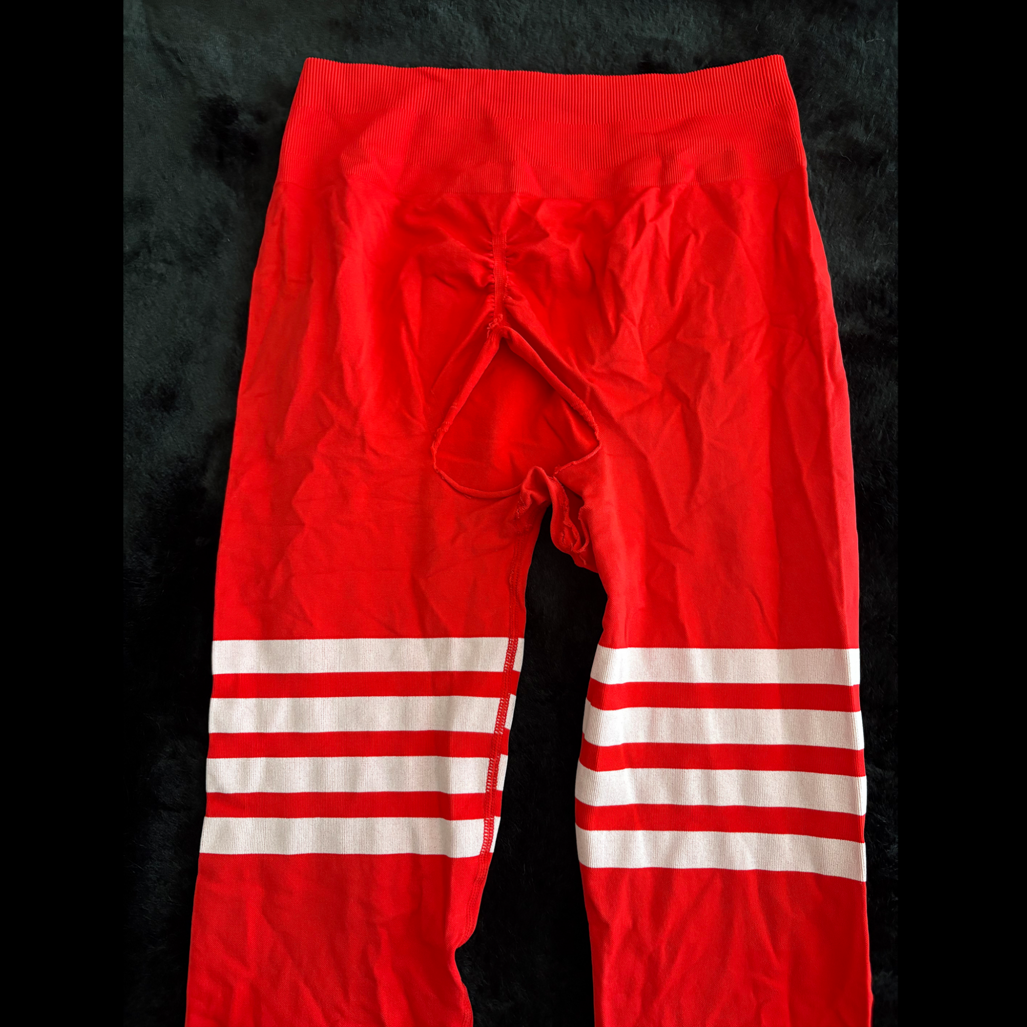 Ripped Red Leggings