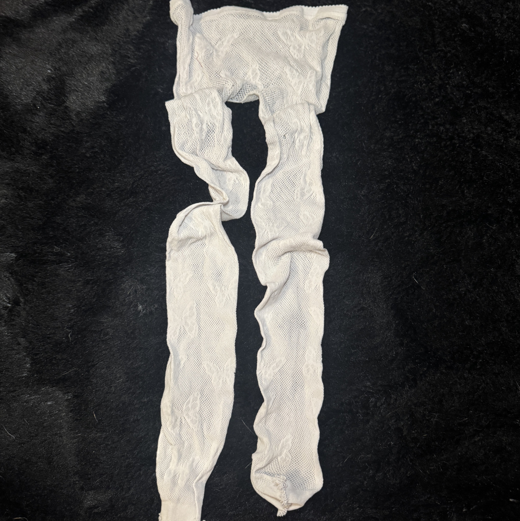 White Fishnet Stockings