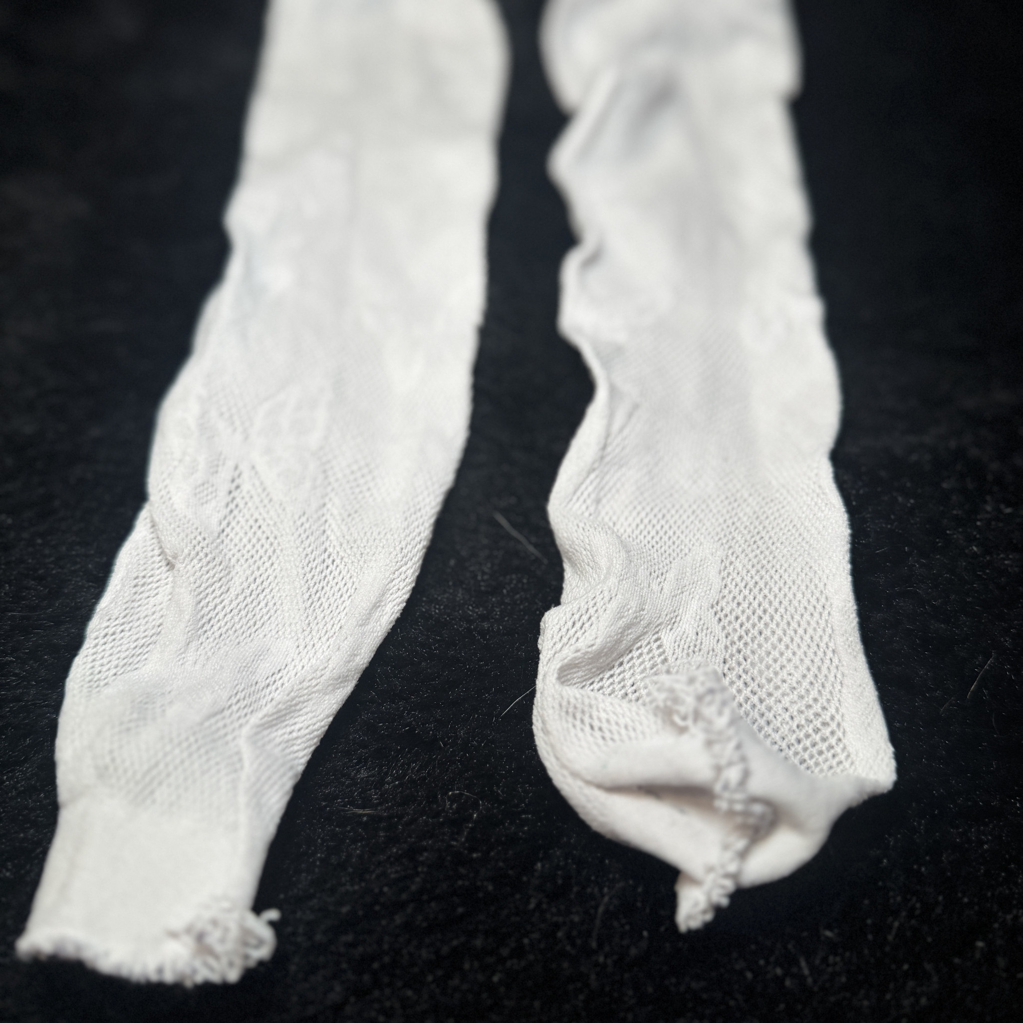 White Fishnet Stockings