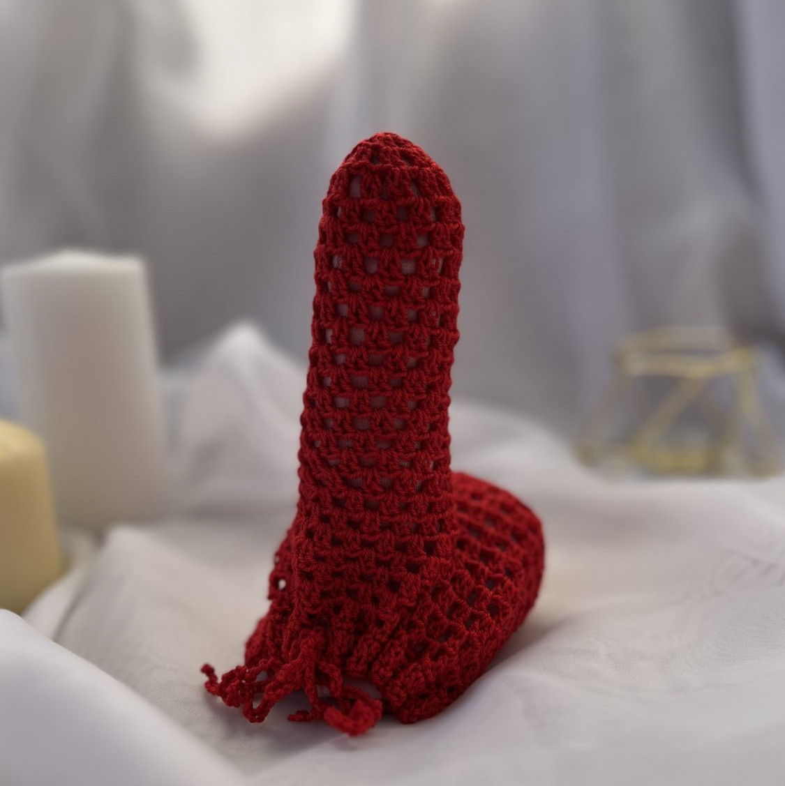 Dickholder Cocksleeve Kneeted condom Chastity cage