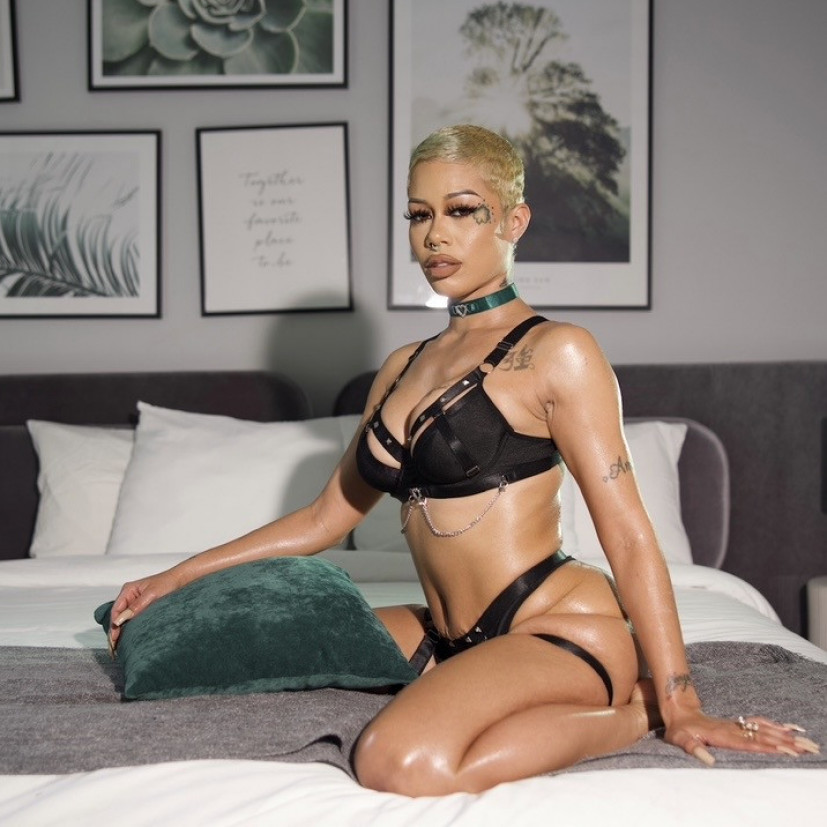 Soft Glam Lingerie Tease  Elegant  Alluring