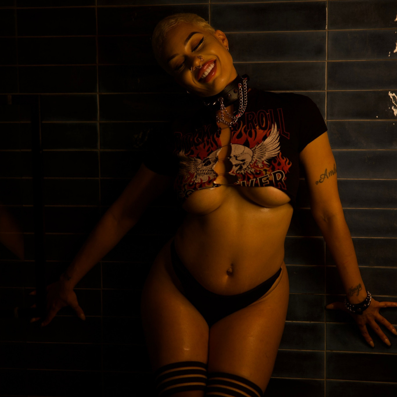 Dark Room Glam Tease  SFW Editorial Set