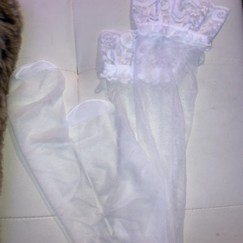 White Lace Stockings