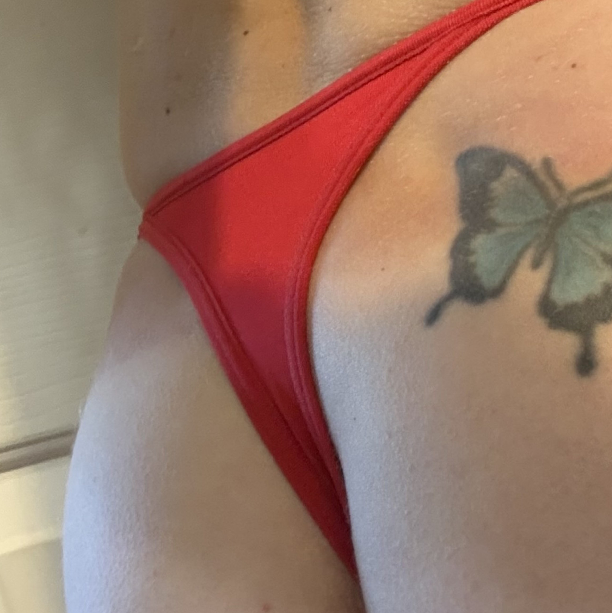 Red thong