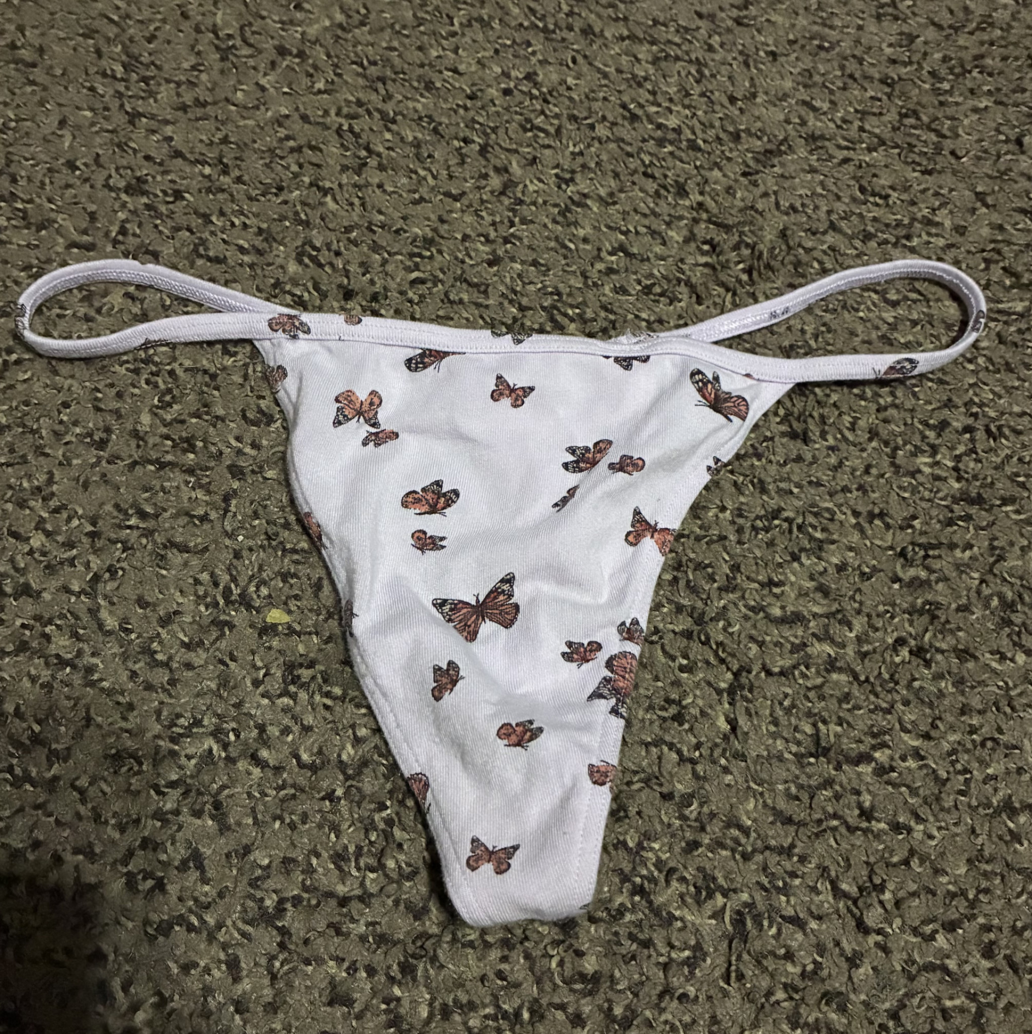 Light purple butterfly g-string
