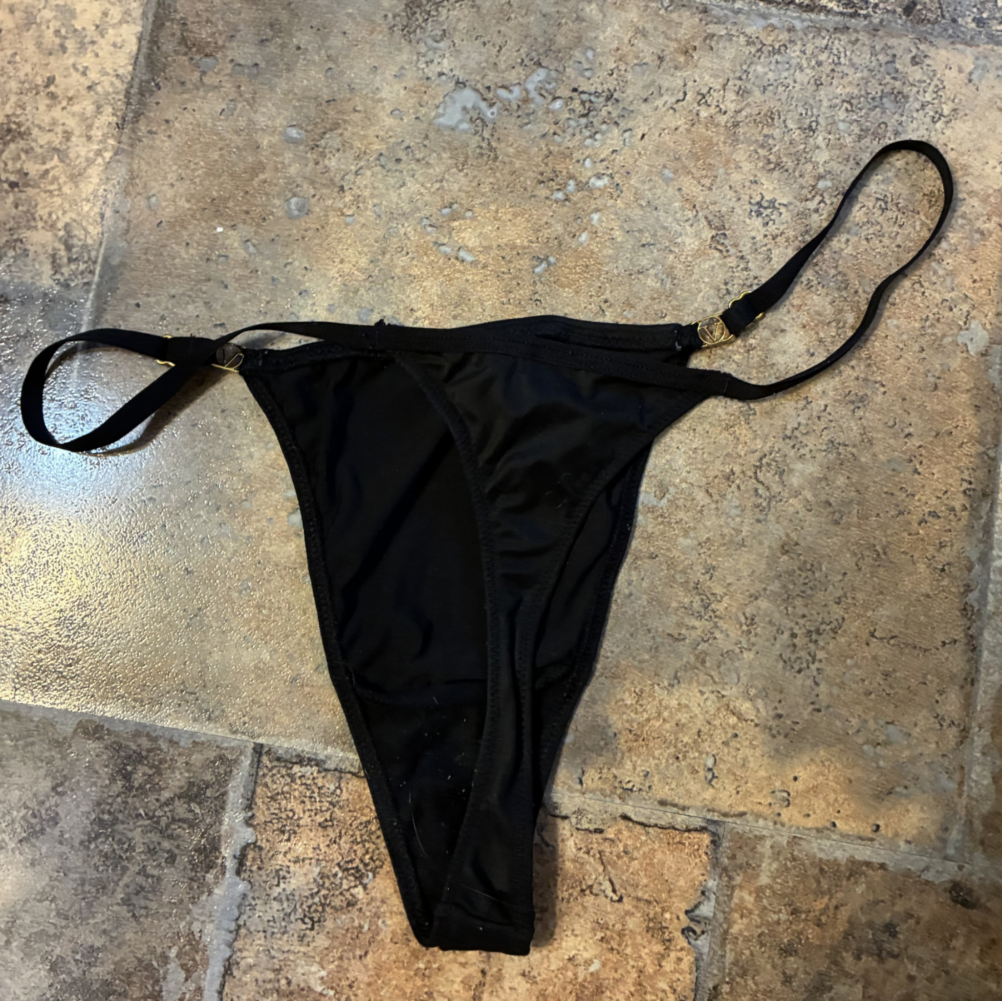 Black soft g string