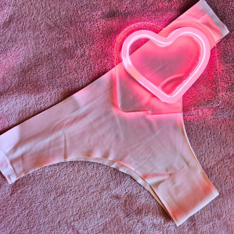 White Seamless Thong