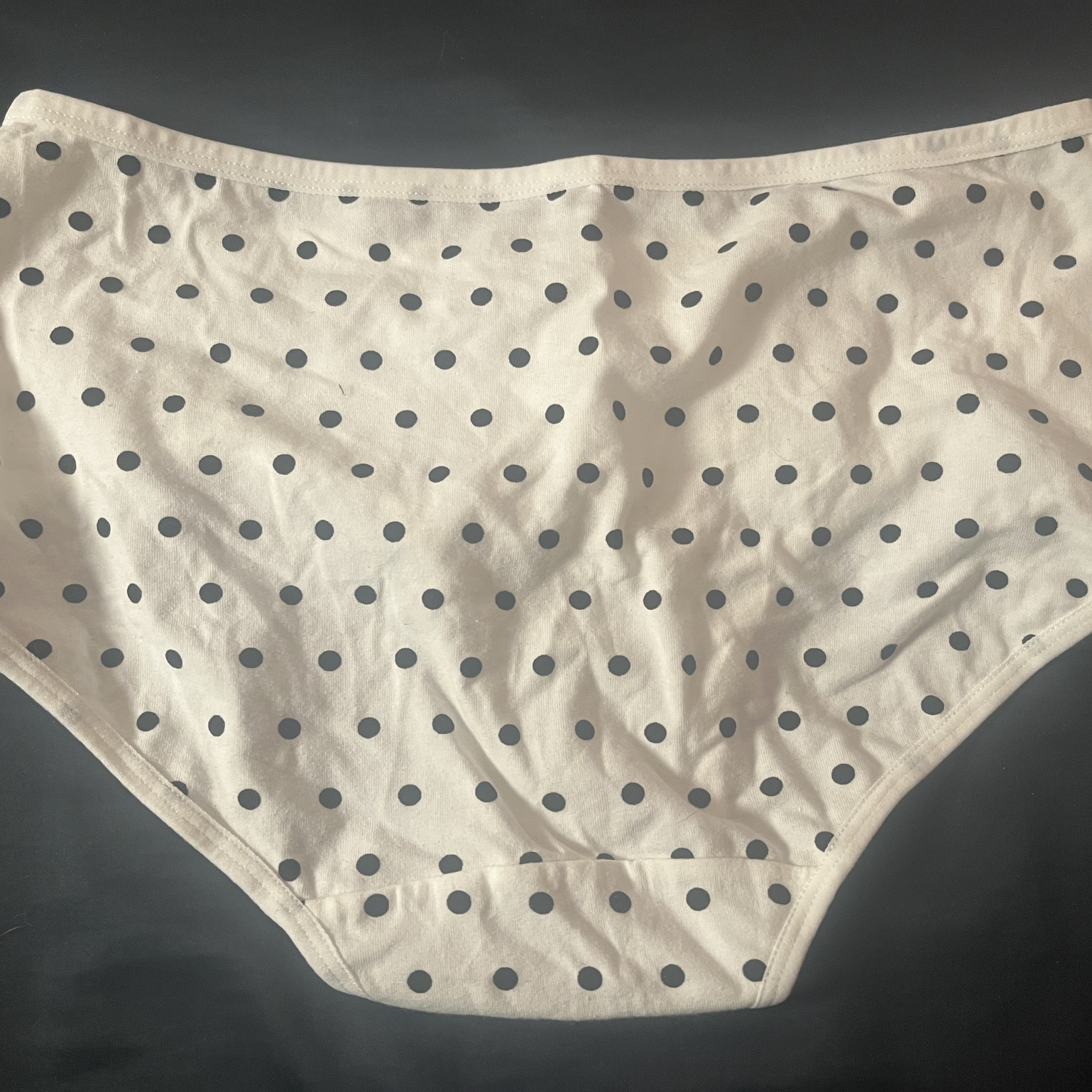 White Polka Dot Panties