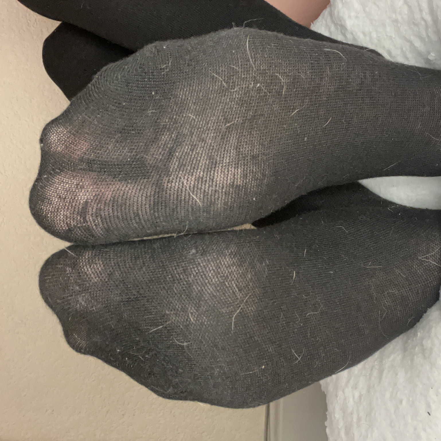 Black And Red Knee Socks