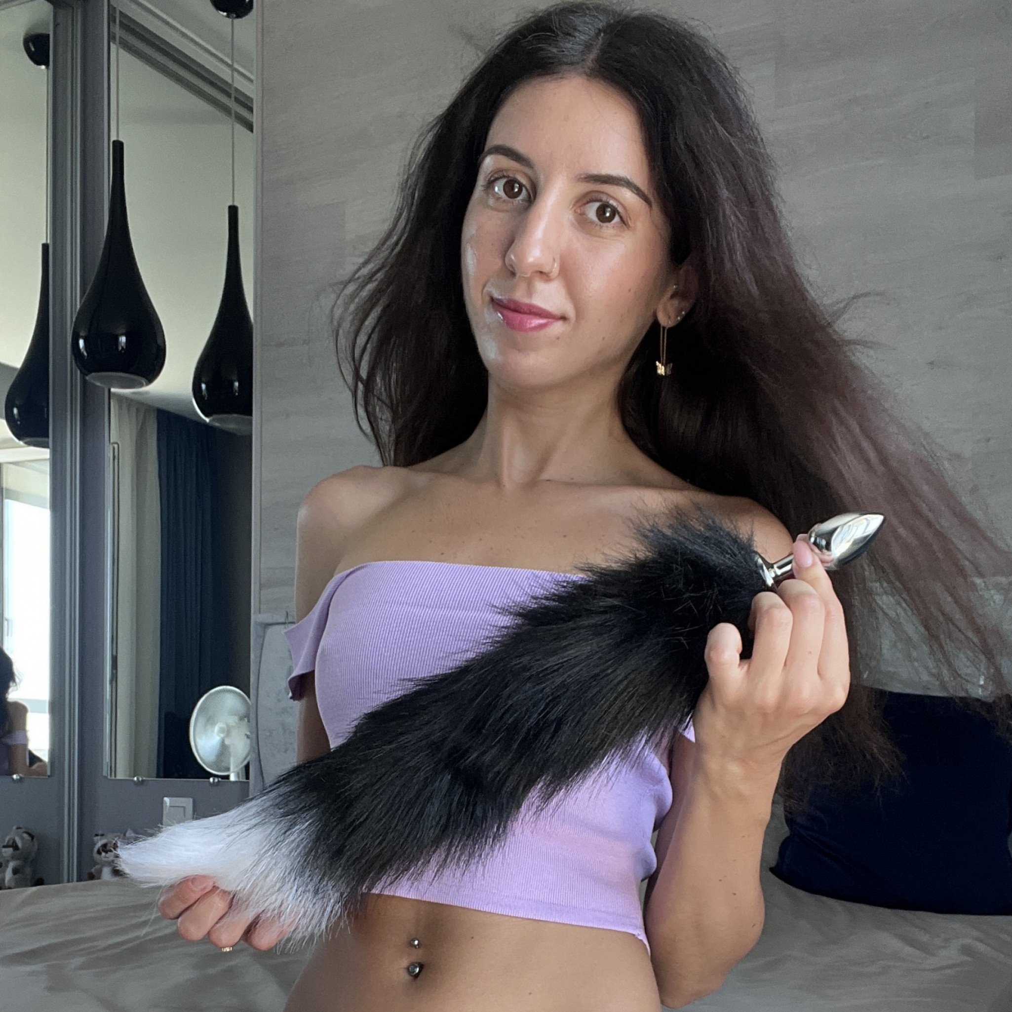 Black Butt Plug Tail