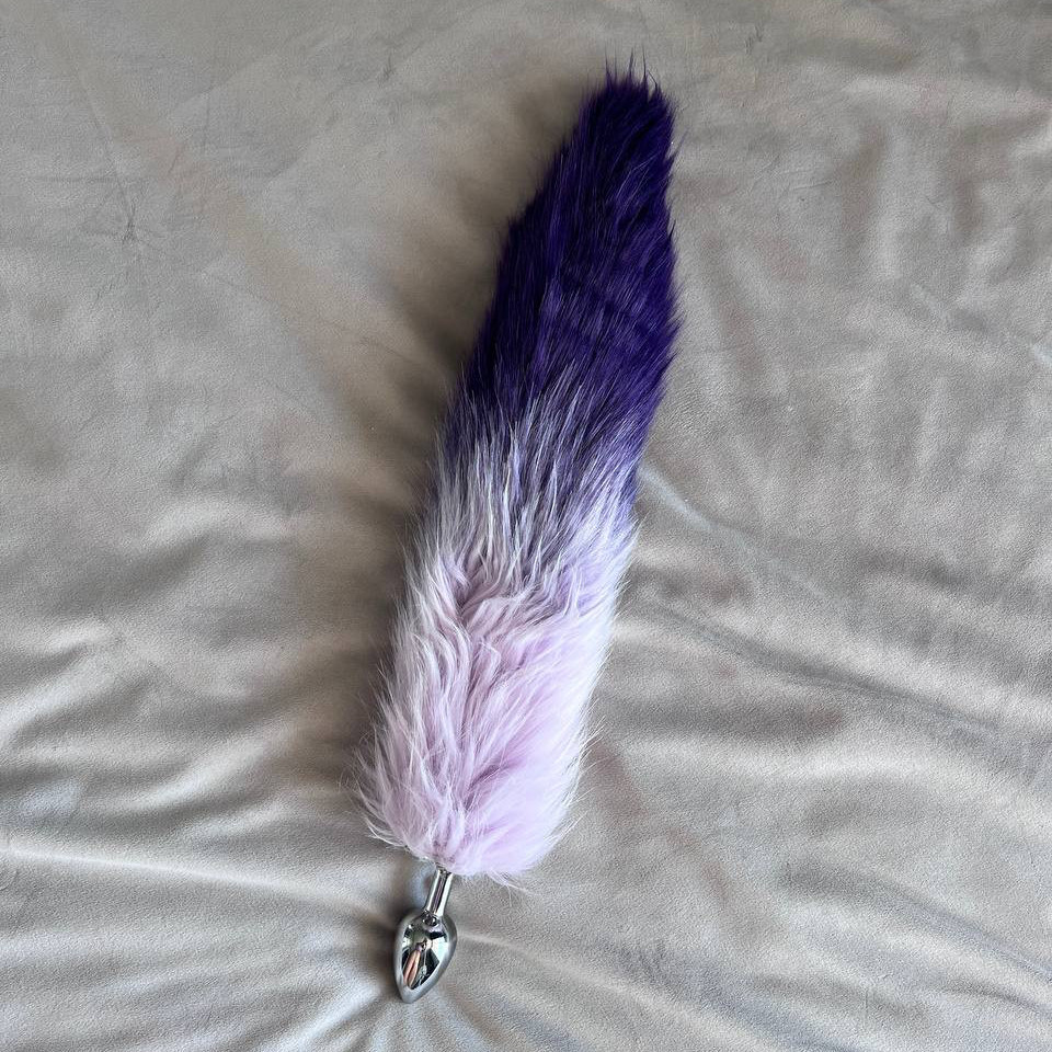 Purple Fox Tail Plug