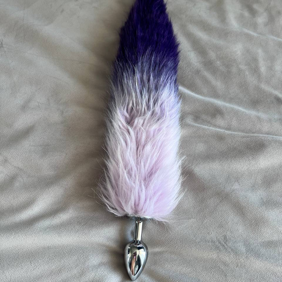 Purple Fox Tail Plug