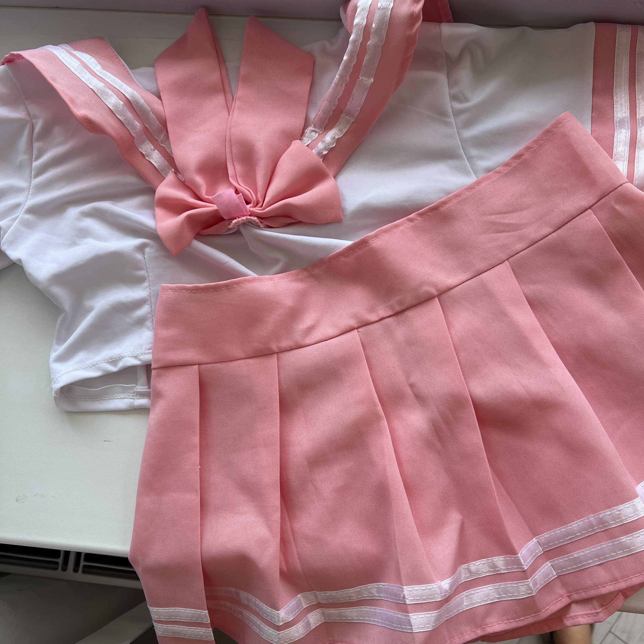 Pink Japanese Schoolgirl Costume