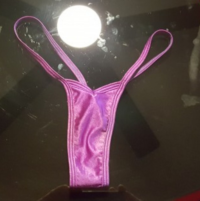 purple micro panties