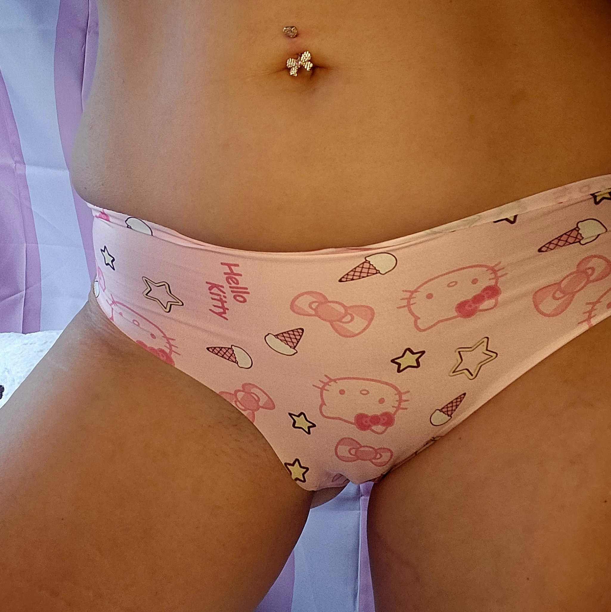 Cute Girly Worn Jizzy Panties