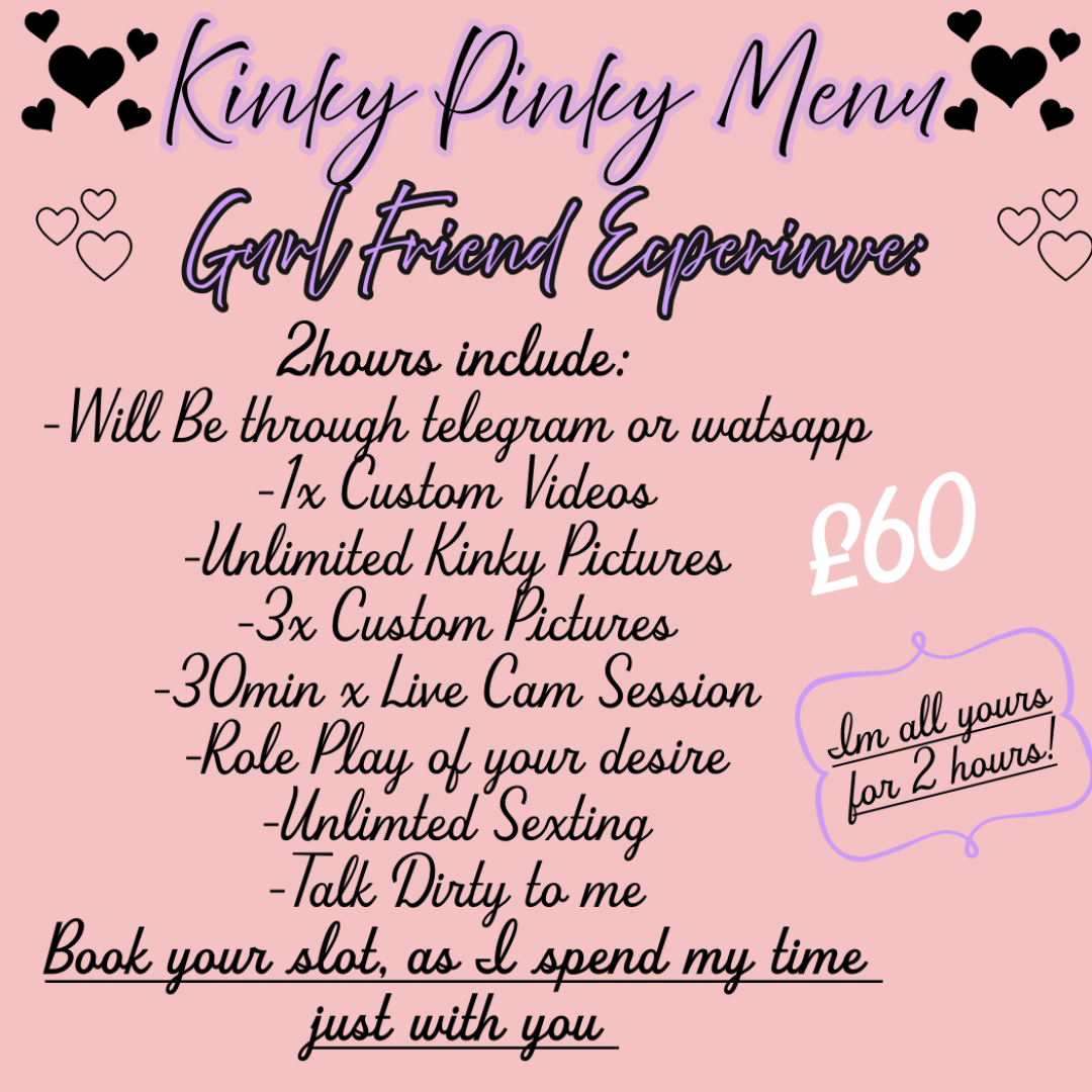 Girlfriend Experience 2Hours of your fantasy!