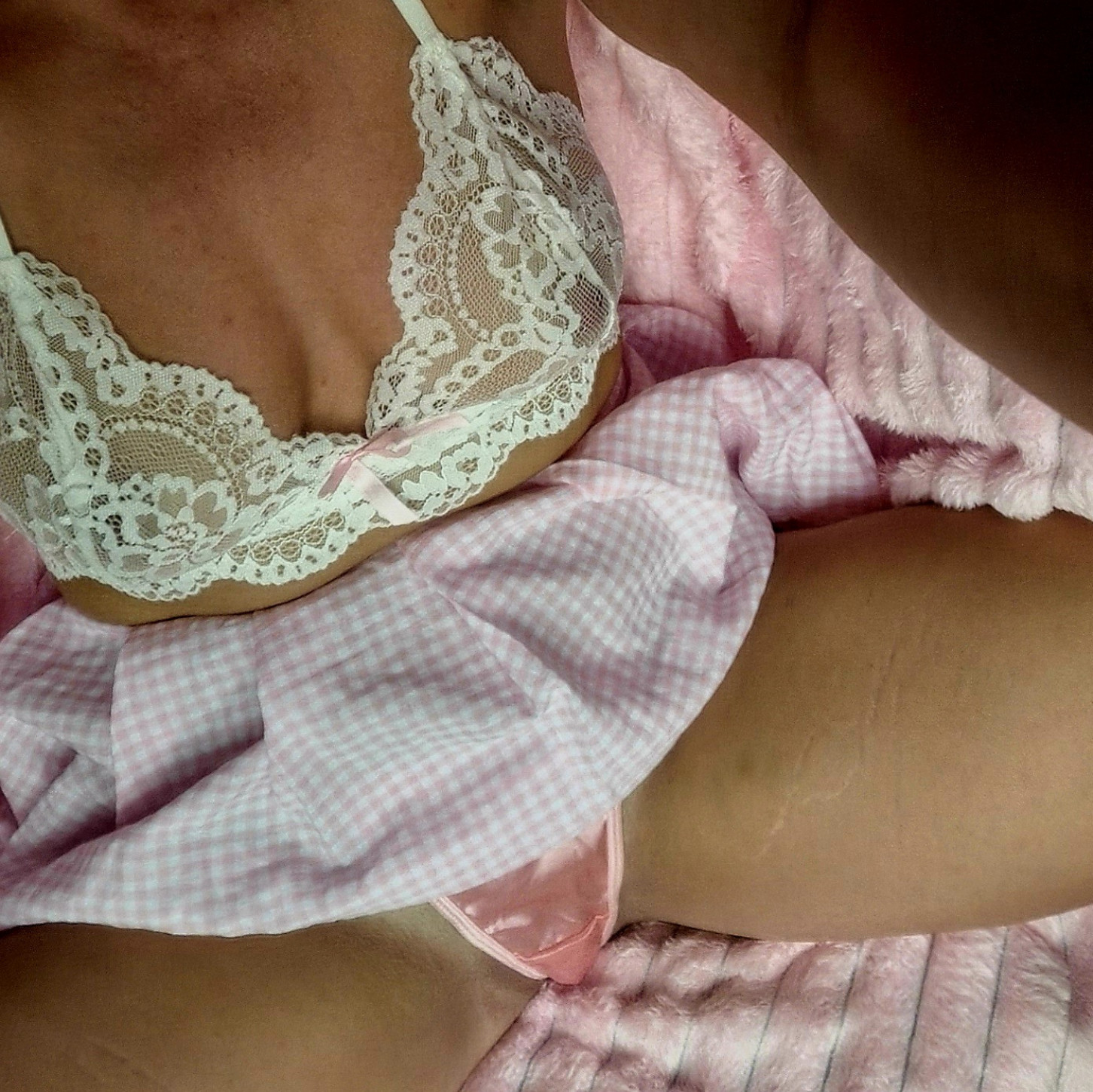 Sexy Silk Pink Thongs