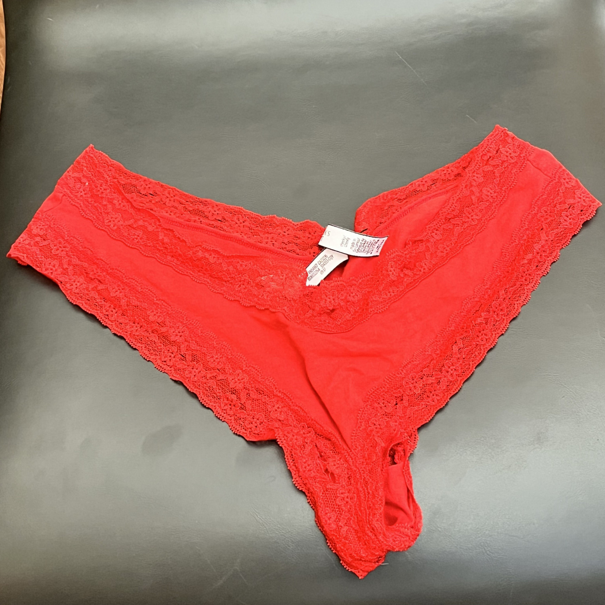 VS Cotton Lace trim panties