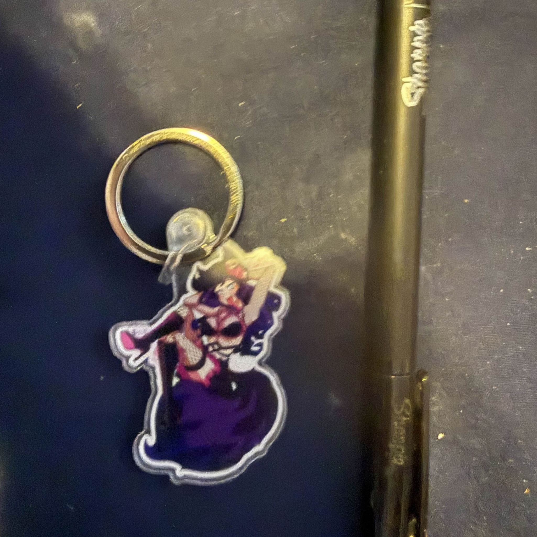 Retro 2022 Kitti Minx Small Plastic Keychains