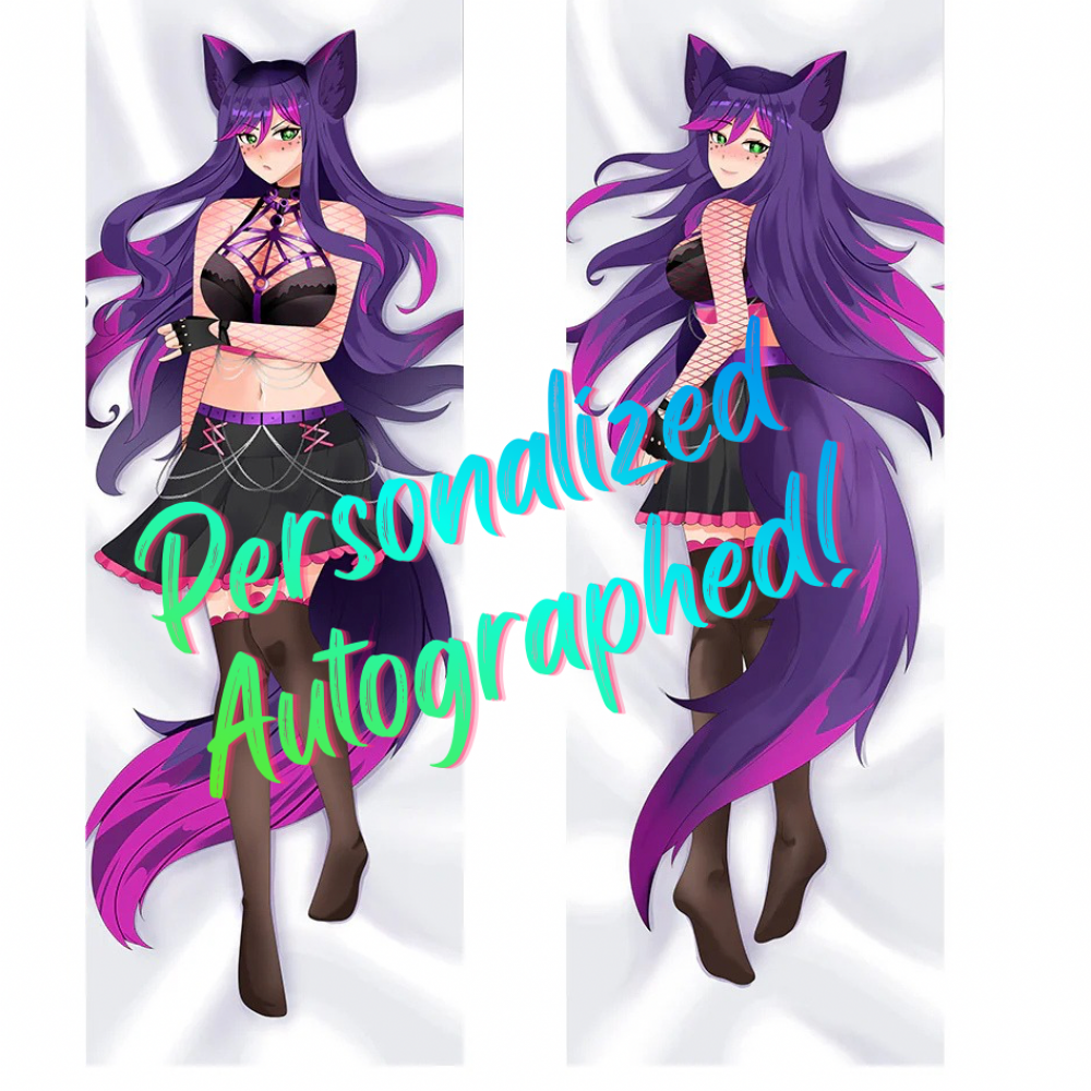 SFW 2 Sided Kitti Minx Dakimakura BodyPillow Case SIGNED
