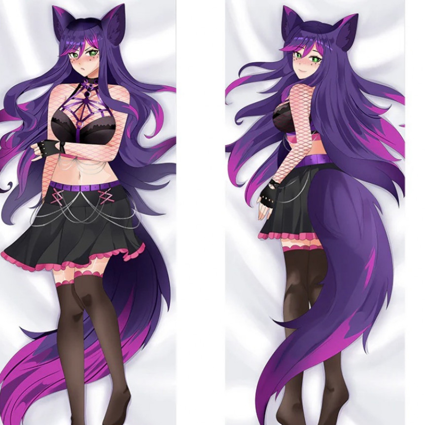 SFW 2 Sided Kitti Minx Dakimakura BodyPillow Case SIGNED