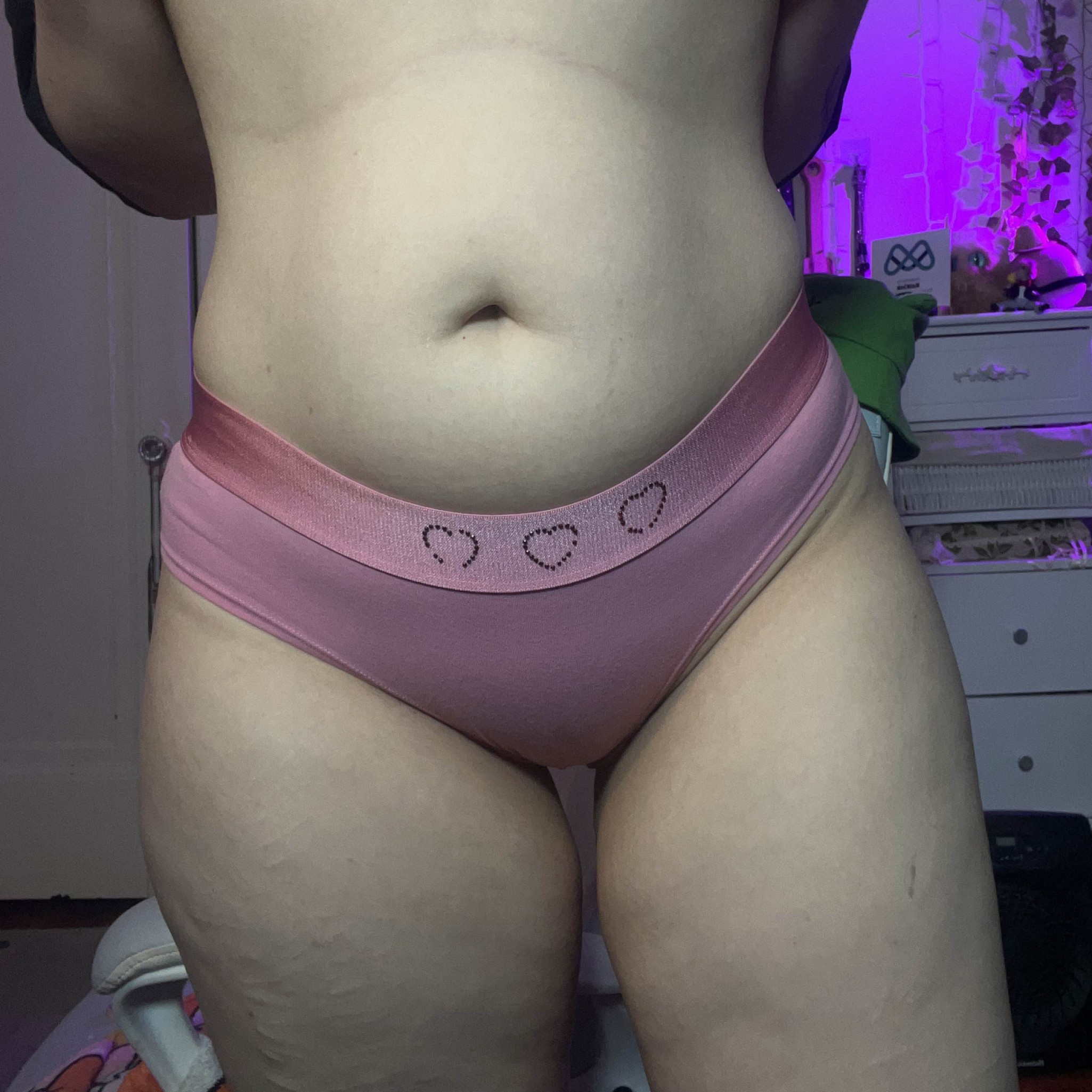 Pink Panties with Hearts