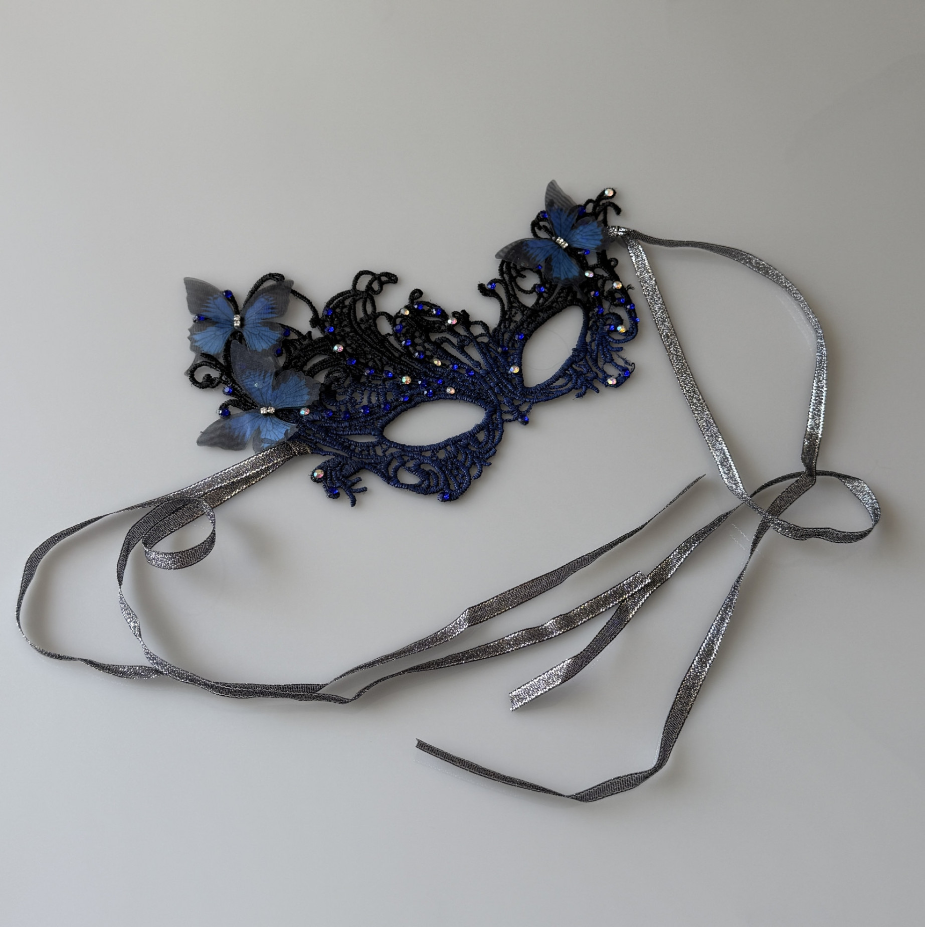 Blue Masquerade Mask