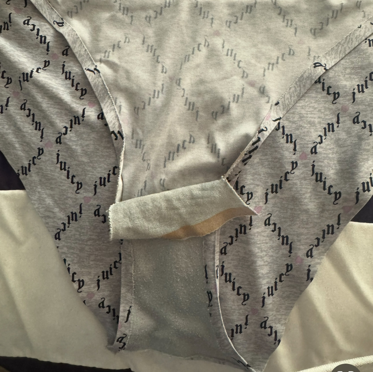 Juicy Couture Panties XL purple lavender grey