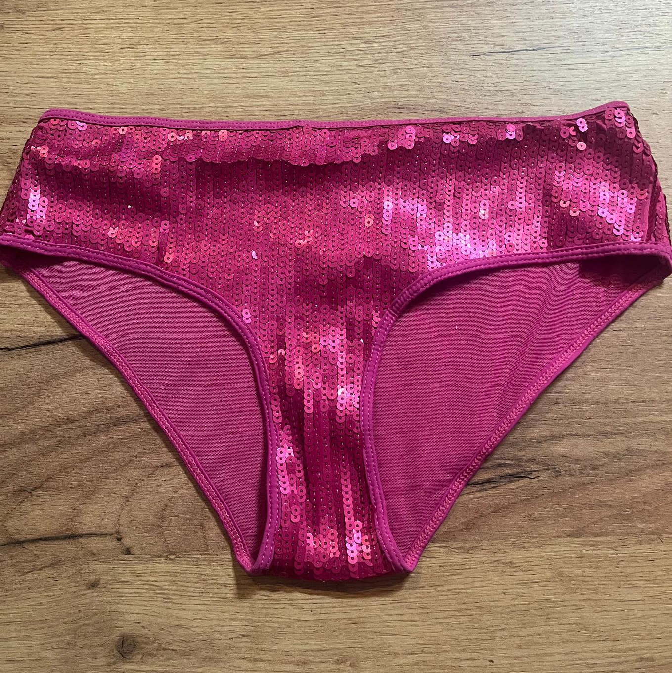 Pink Rhinestone Panties  WOW Back