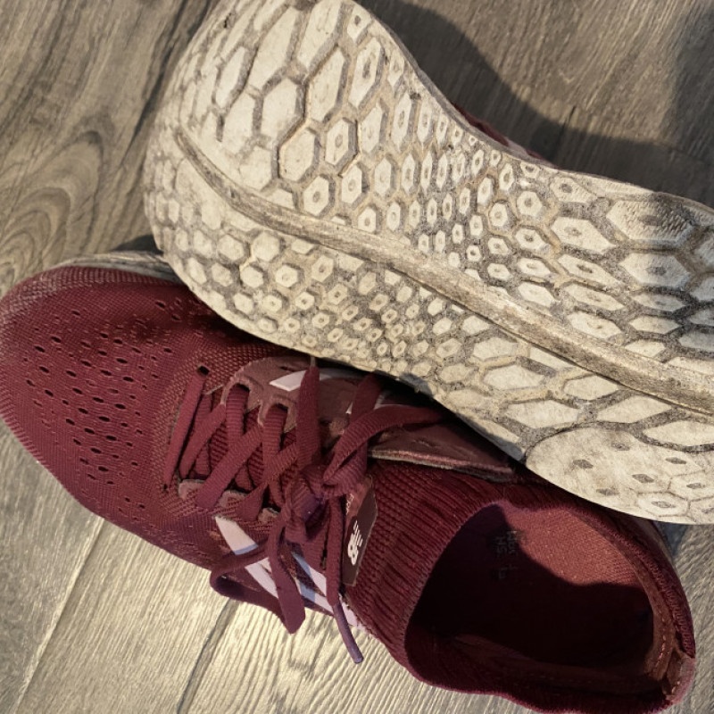 Used Dirty Running Sneakers