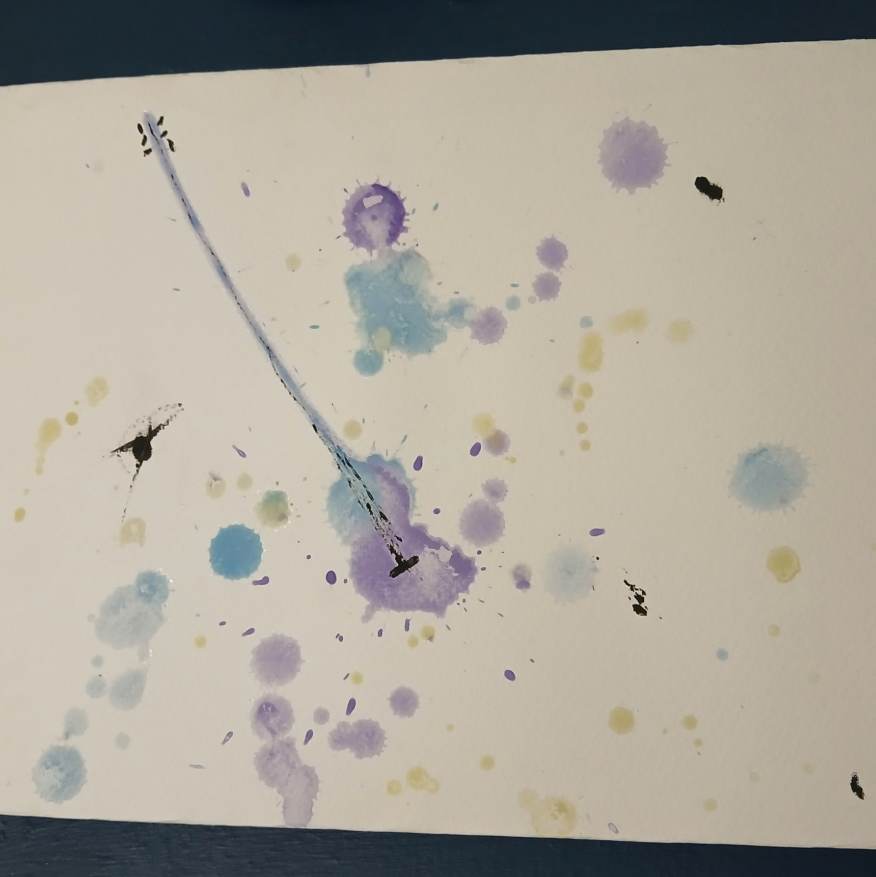 Water Color Boy and Guitar 9x7