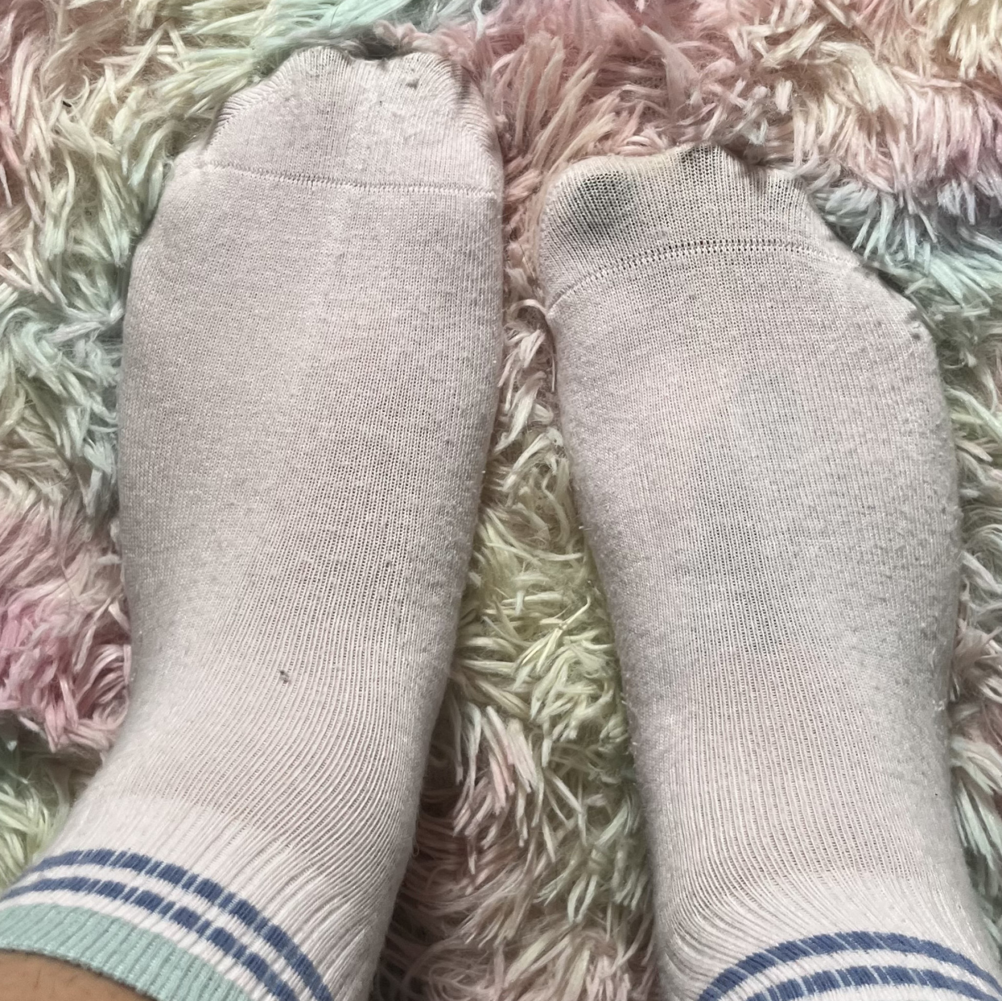 Pair Of Pink Above the Ankle Socks