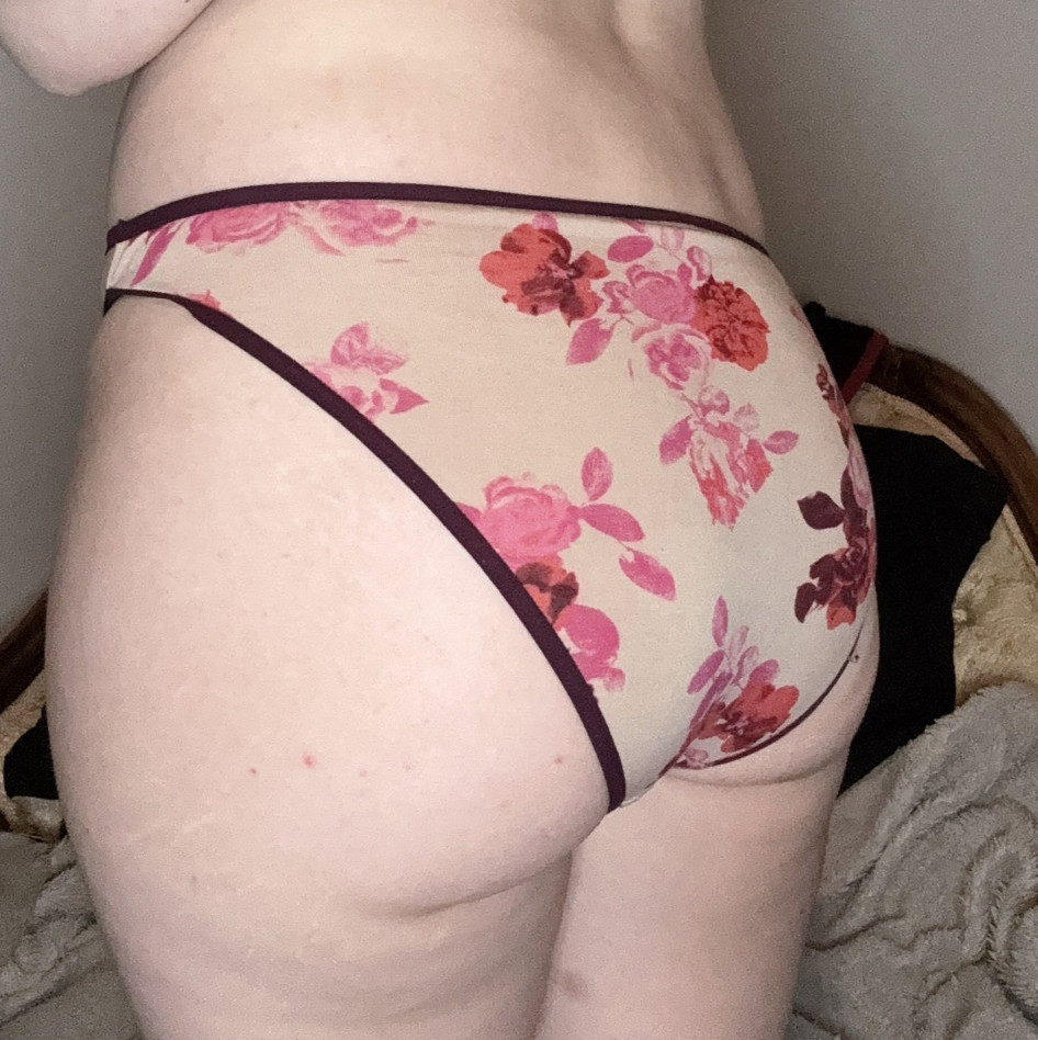 Nude Flower Print Panty