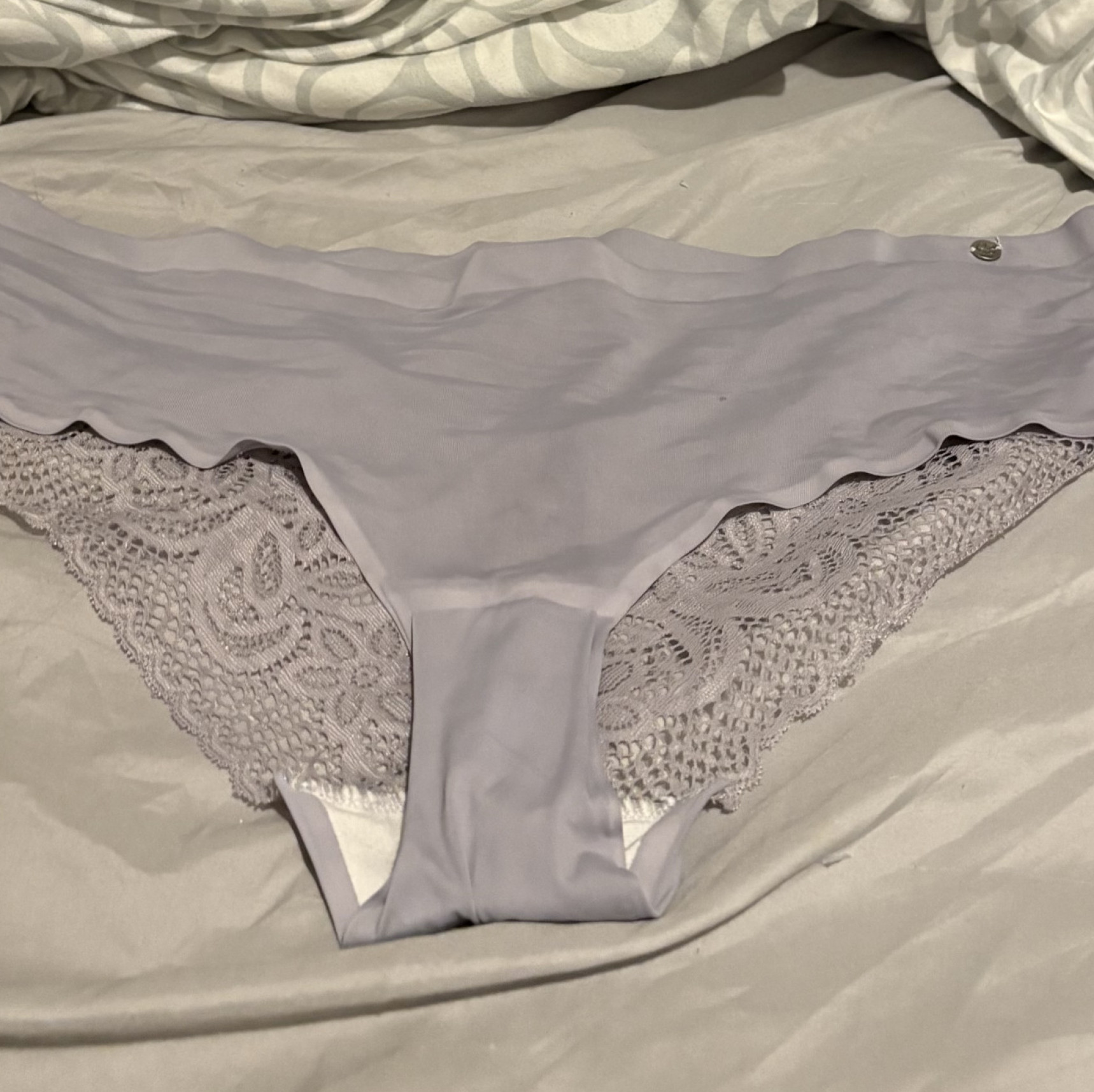 Cum in worn panties
