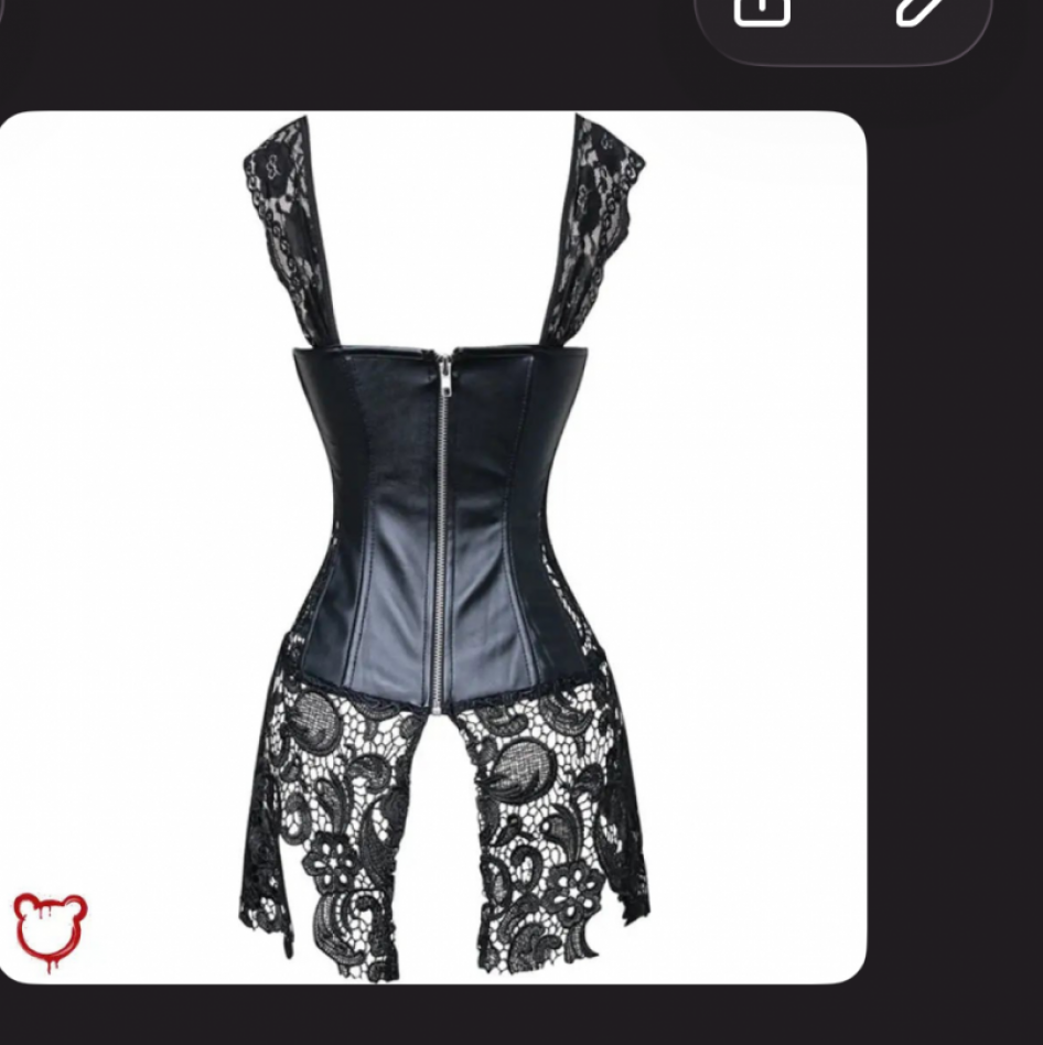 Pretty corset on throne