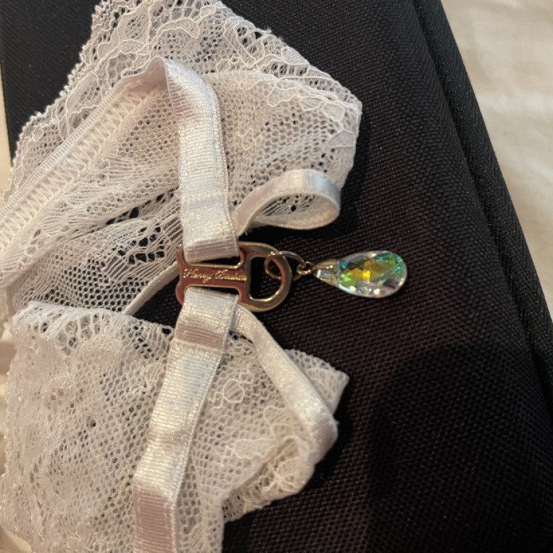 White lace Honey Birdette set