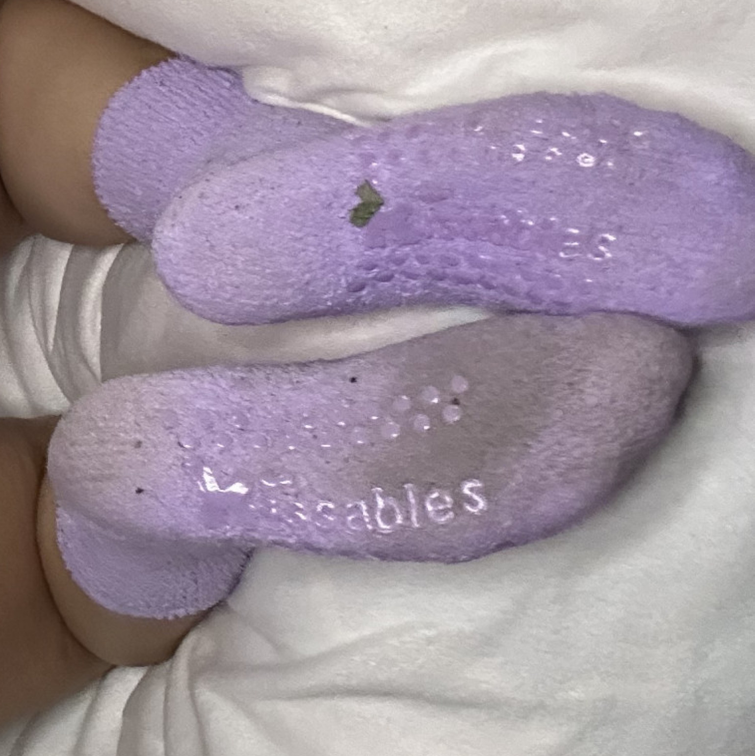 Worn Winter Seduction  Manaias Cozy Naughty Socks